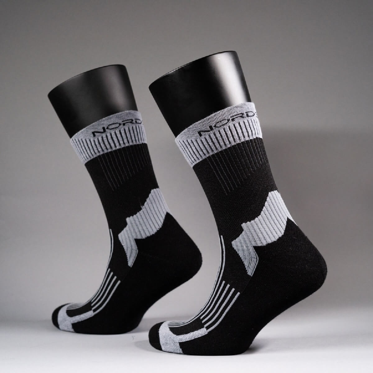 Термоноски спортивные Nordski Motion black-grey - 3