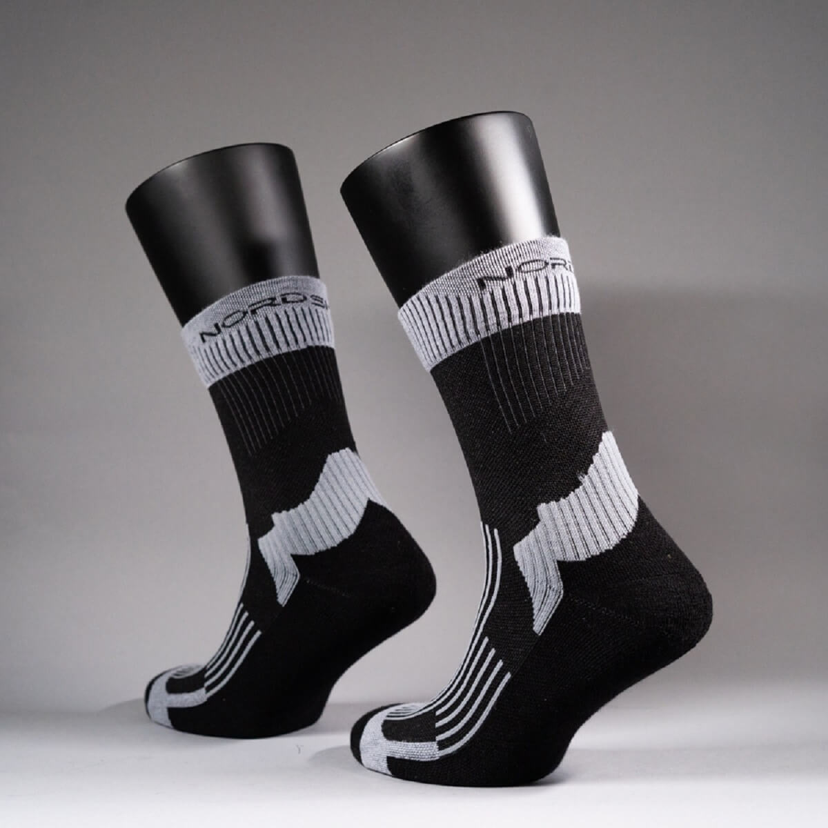 Термоноски спортивные Nordski Motion black-grey - 4