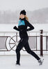 Женские разминочные лыжные брюки Nordski Premium черные - 13