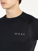 Мужская термофутболка Moax Active Pro SS черная - 5