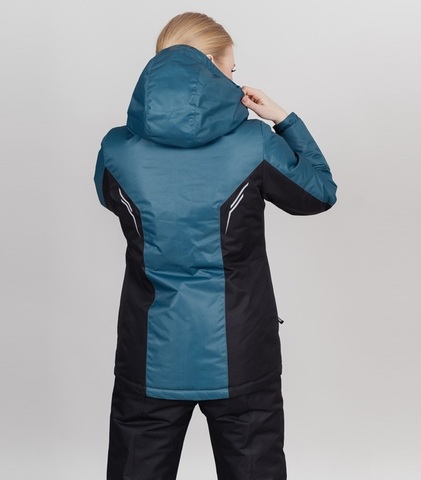 Теплая лыжная куртка женская Nordski Base deep teal