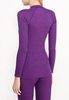Термобелье рубашка Craft Warm Wool женская фиолетовая - 3