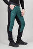 Мужские тренировочные лыжные брюки Nordski Hybrid Warm alpine green-black - 2