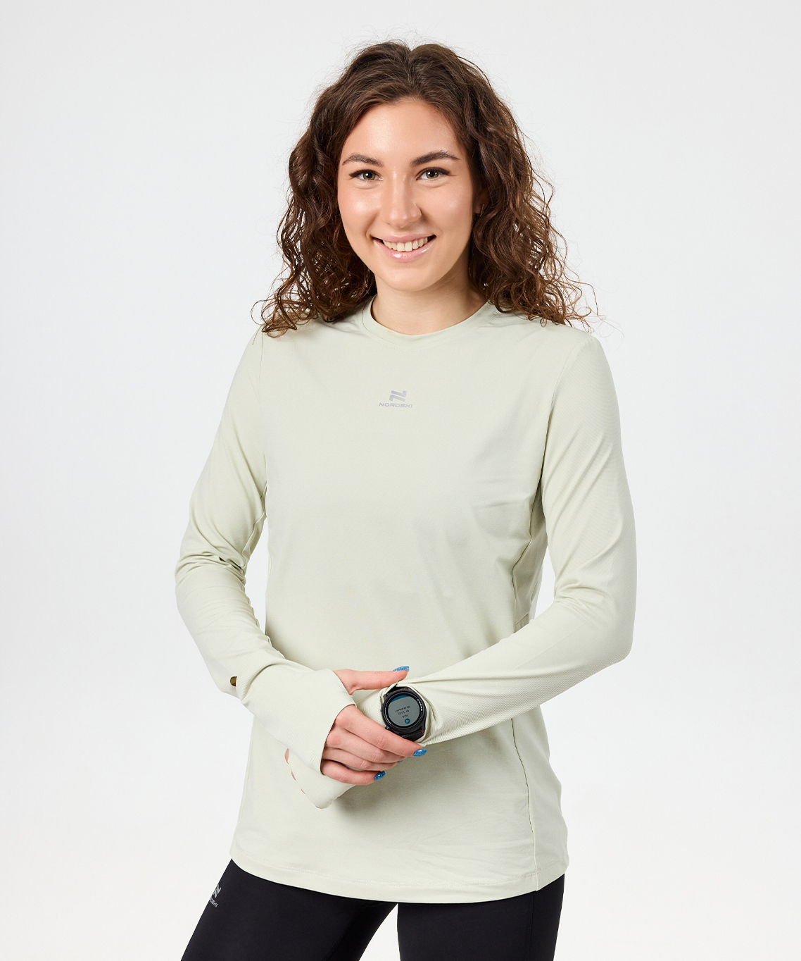 Женский комплект для тренировок Nordski RunTech Pro smoky green - 5