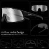 Спортивные гоночные очки 4KAAD Mirador Zeiss white-red - 5