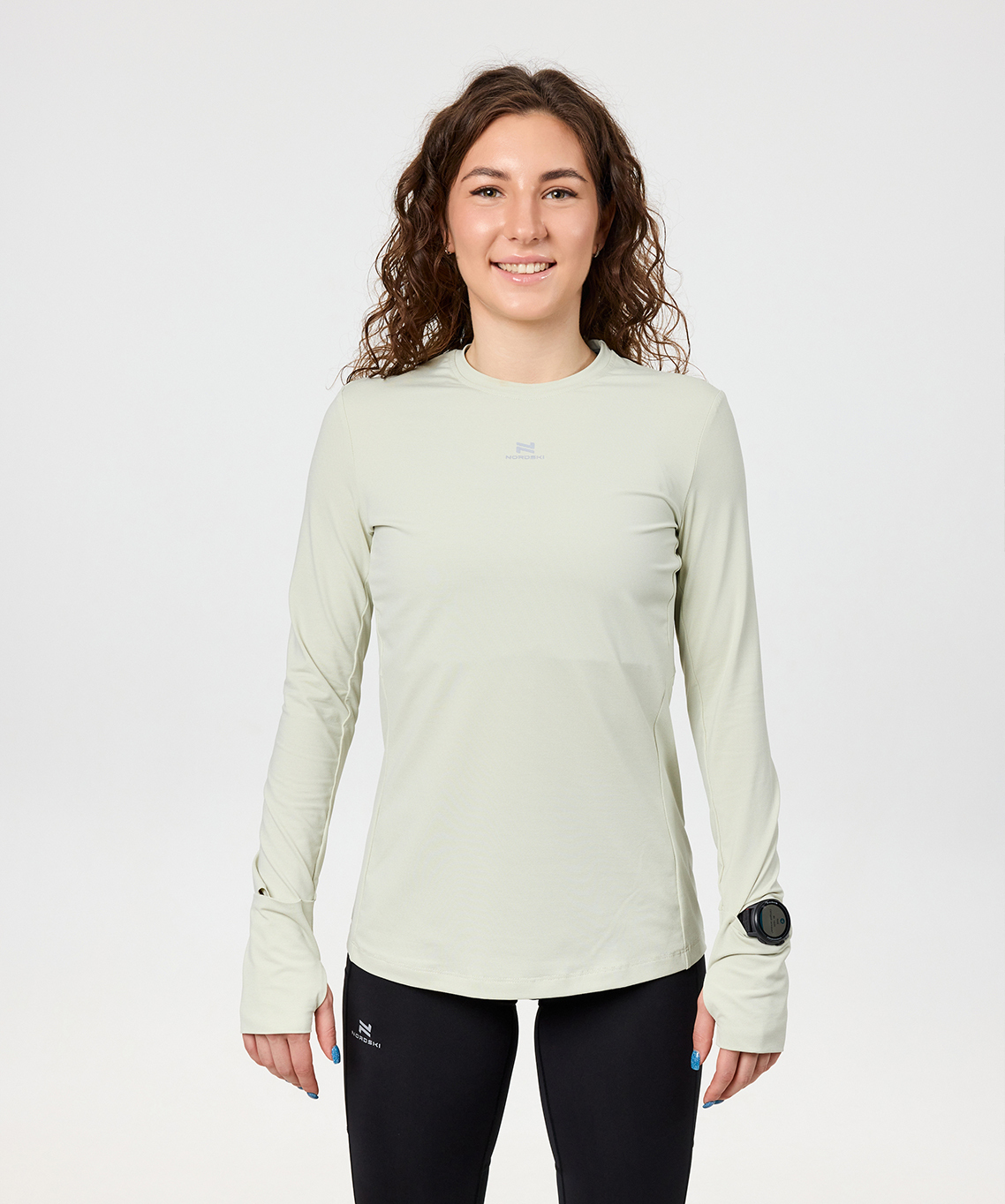 Женский комплект для тренировок Nordski RunTech Pro smoky green - 6
