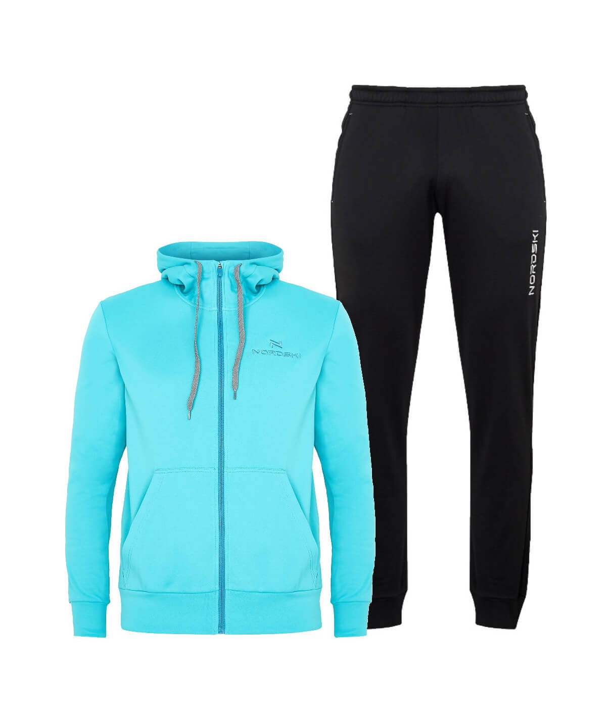 Nordski Hood Cuff спортивный костюм мужской black-dark breeze