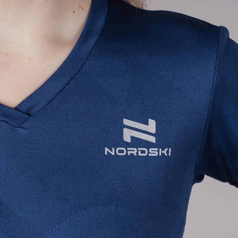 Nordski Ornament футболка спортивная женская dark blue