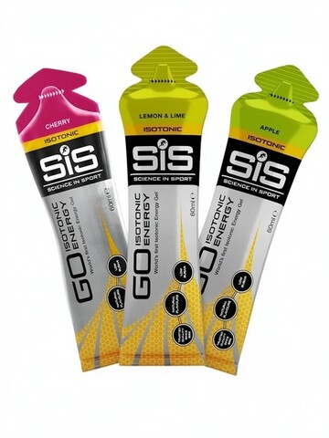 Набор углеводных гелей SIS Go Isotonic Gel яблоко-лимон-вишня