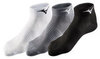 Mizuno Training Mid 3P комплект носков черный-белый-серый - 1