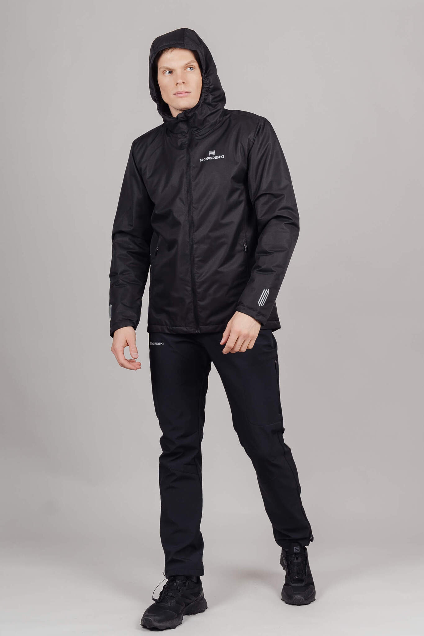 Мужской утепленный лыжный костюм Nordski Urban Season black