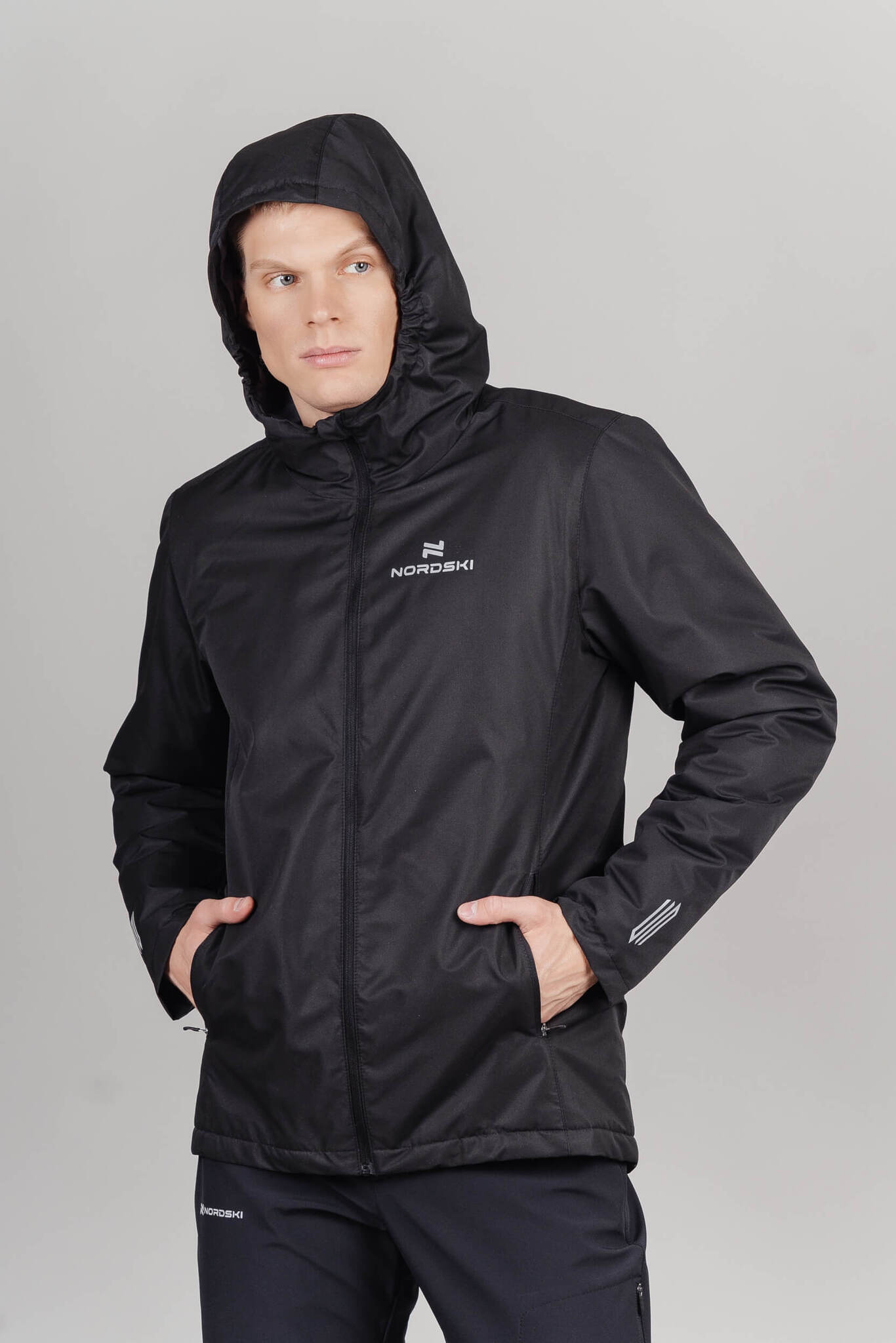 Мужской утепленный лыжный костюм Nordski Urban Season black - 4