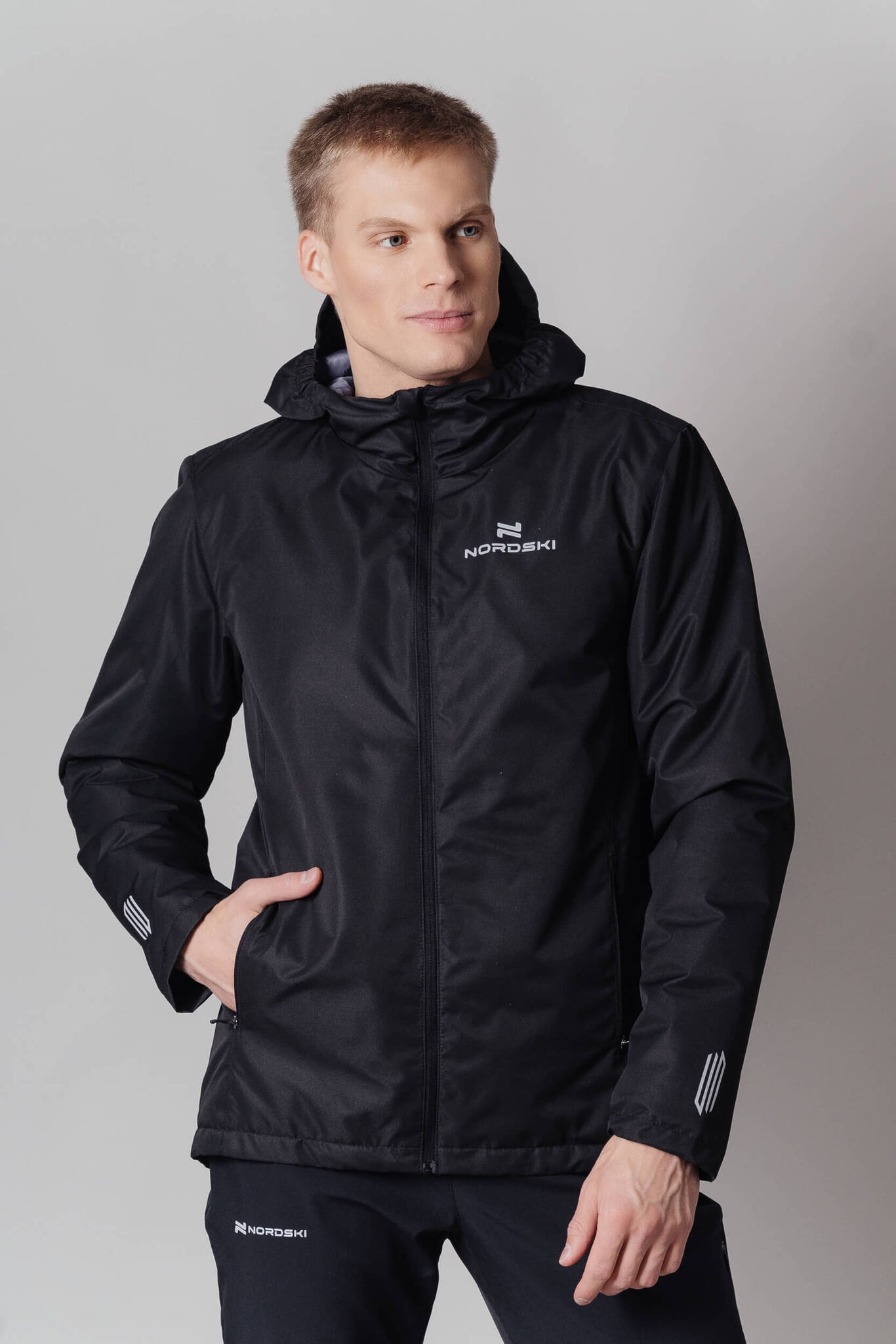 Мужской утепленный лыжный костюм Nordski Urban Season black - 3