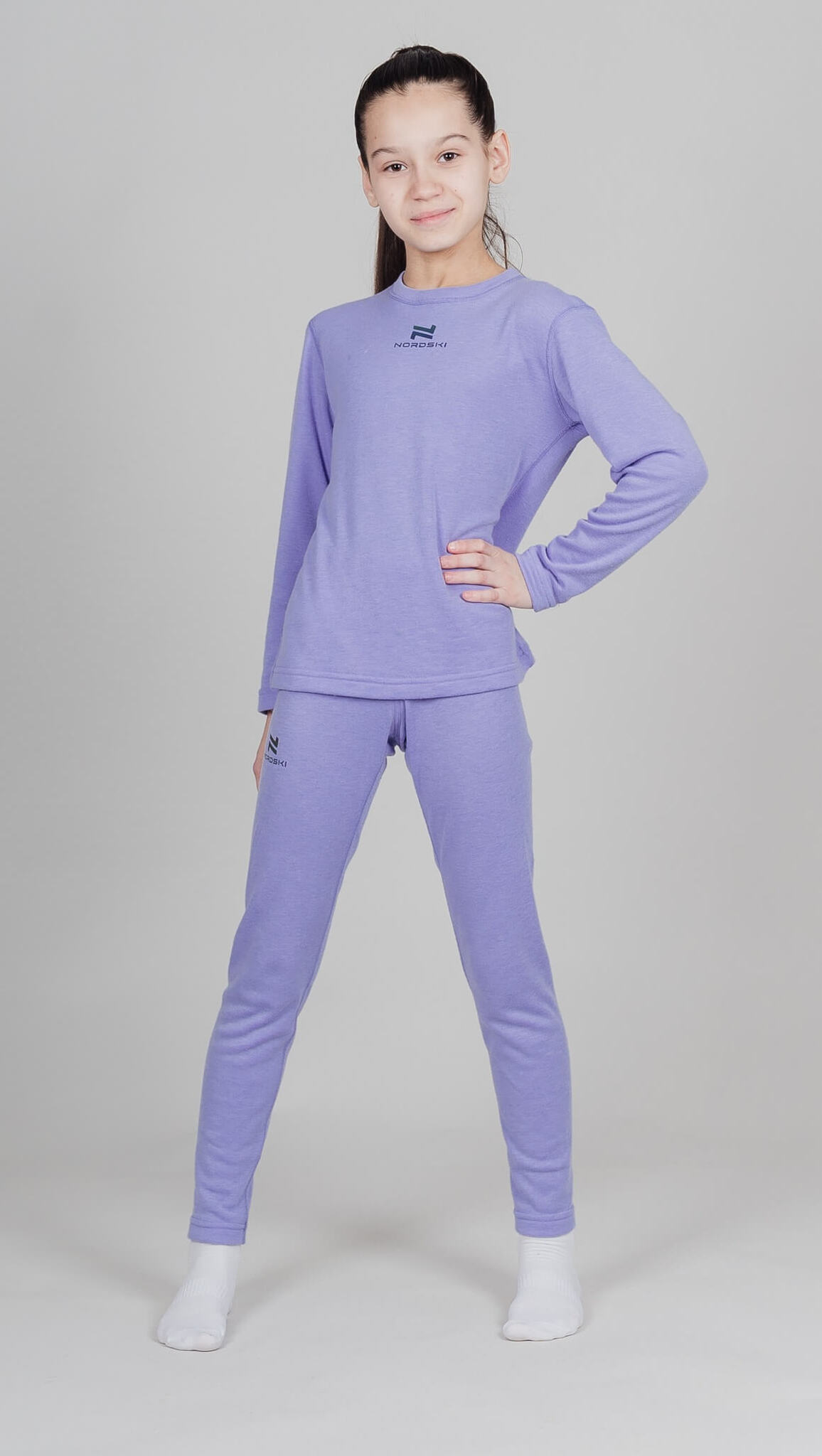 Детское термобелье комплект Nordski Kids Soft lavender