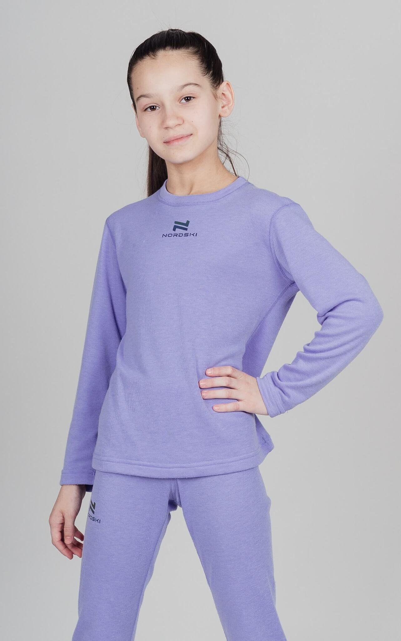 Детское термобелье комплект Nordski Kids Soft lavender - 4