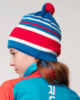 Лыжная вязаная шапка Nordski Bright RUS blue - 2