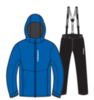 Nordski Montana Premium утепленный лыжный костюм мужской Blue-Black - 6
