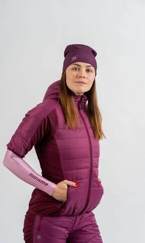 Женский лыжный утепленный жилет Noname Ski Vest 24 WOS ягодный