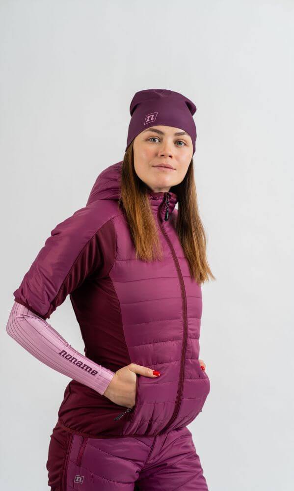 Женский лыжный утепленный жилет Noname Ski Vest 24 WOS ягодный
