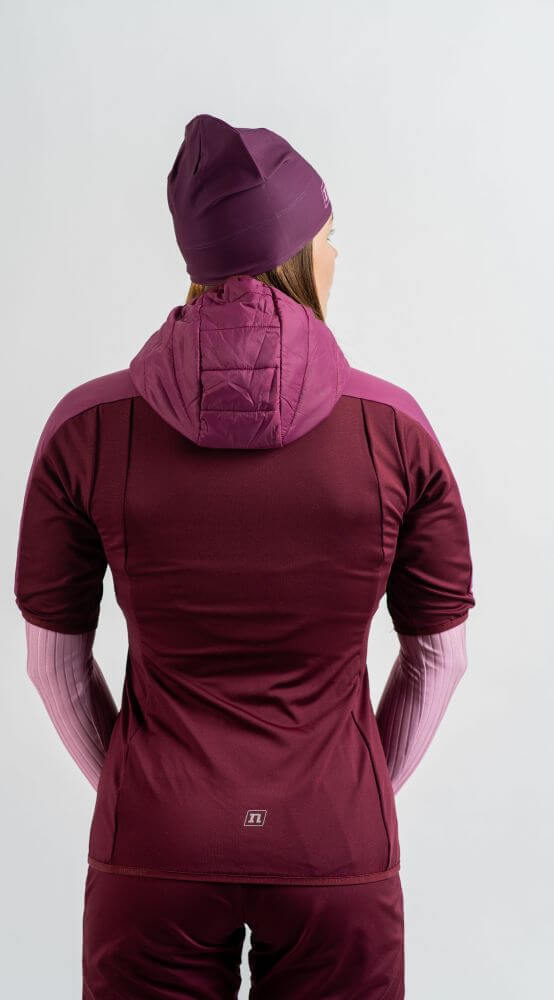 Женский лыжный утепленный жилет Noname Ski Vest 24 WOS ягодный - 3
