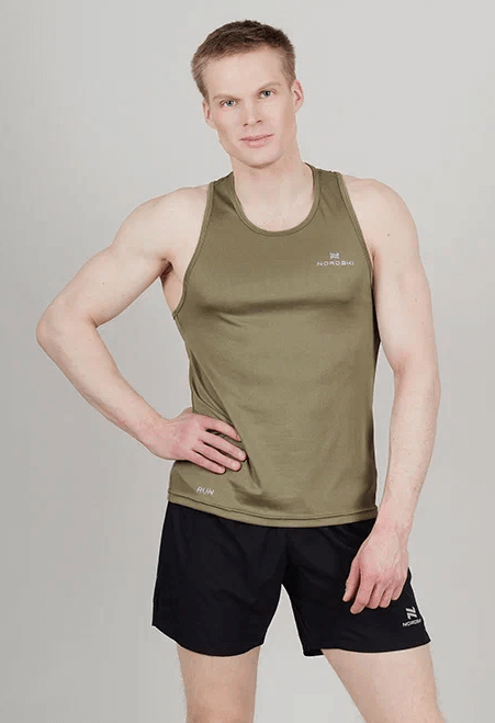 Мужской комплект для тренировок Nordski Run olive-black