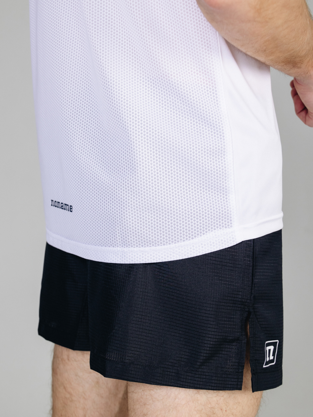 Спортивные шорты Noname White Line Miler Shorts 25 UX унисекс black - 6