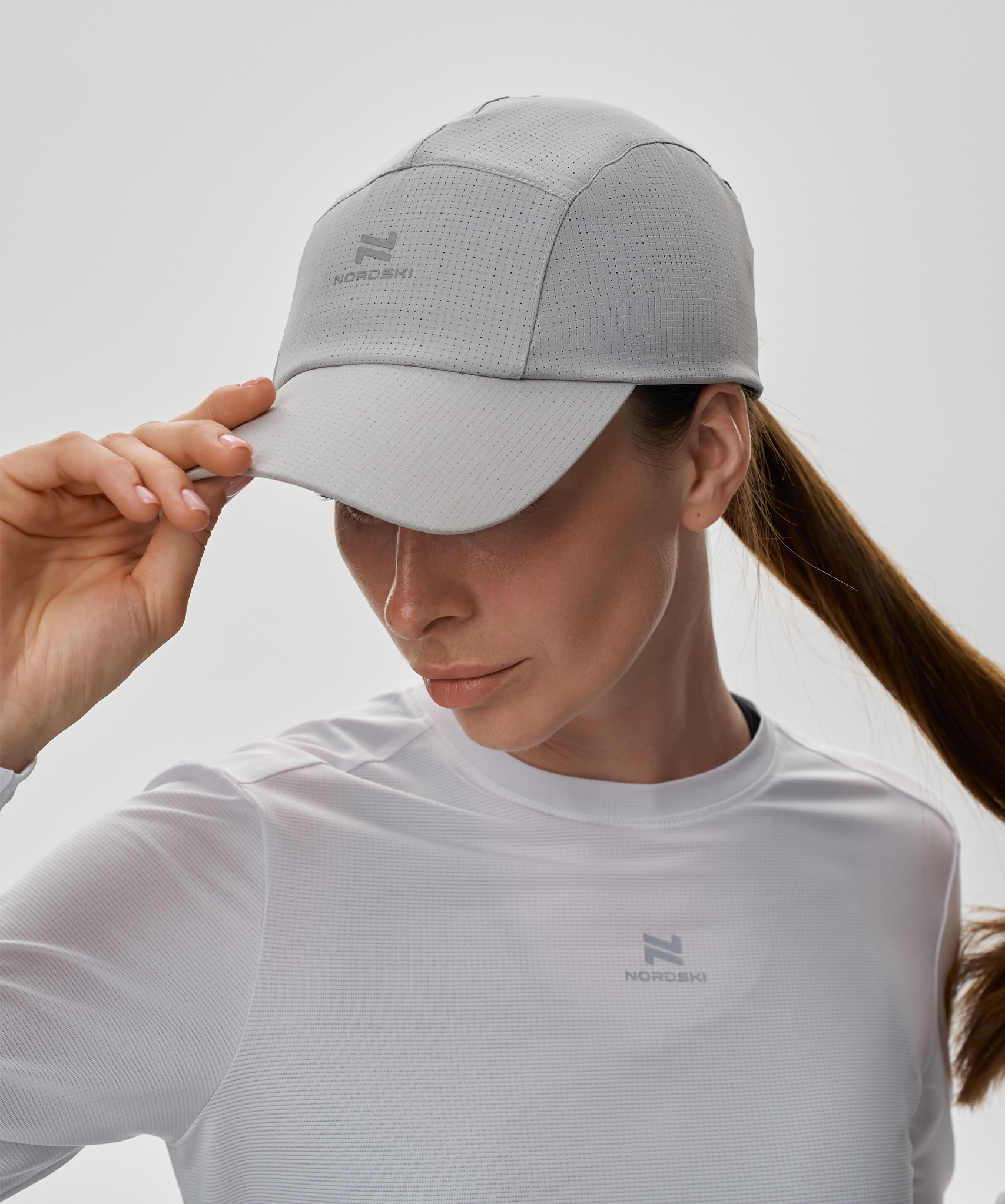Спортивная кепка Nordski Run унисекс grey - 3