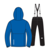 Nordski Montana Premium утепленный лыжный костюм мужской Blue-Black - 7