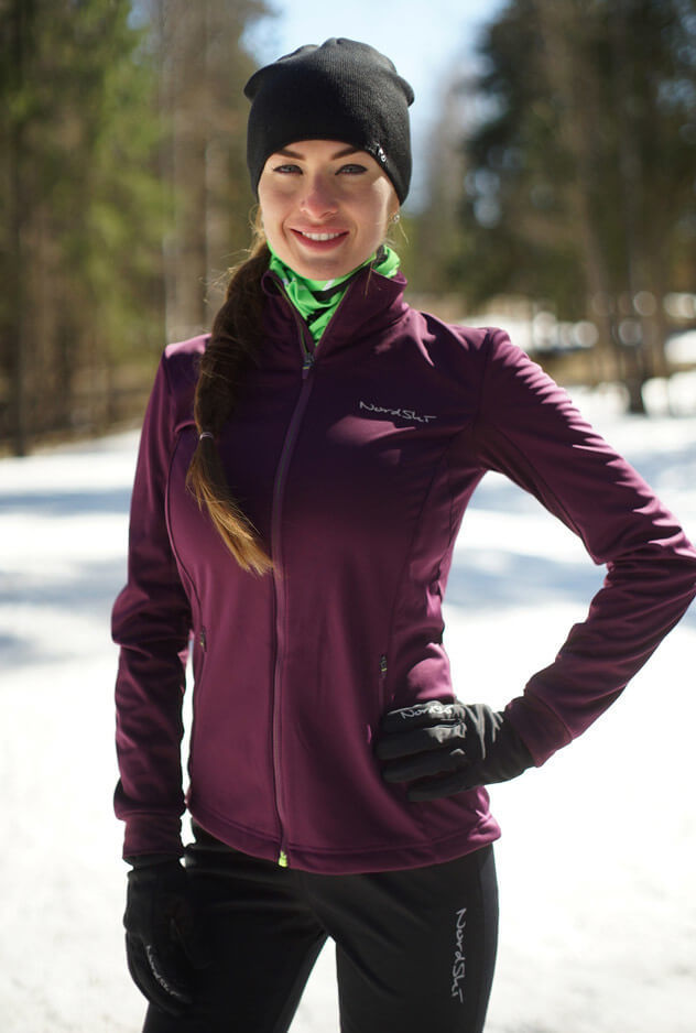 Nordski Motion женская разминочная куртка purple