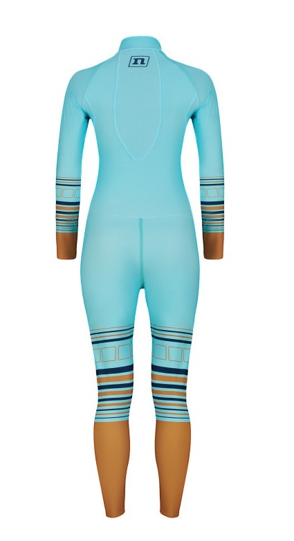 Женский слитный гоночный комбинезон Noname On the Move Race teal-gold - 2