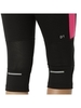 Asics Stripe Knee Tight тайтсы для бега женские черные-розовые - 4