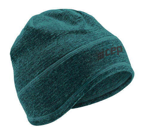 Спортивная шапка СЕР зеленый меланж