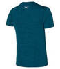 Mizuno Impulse Core Tee беговая футболка мужская dark blue - 2