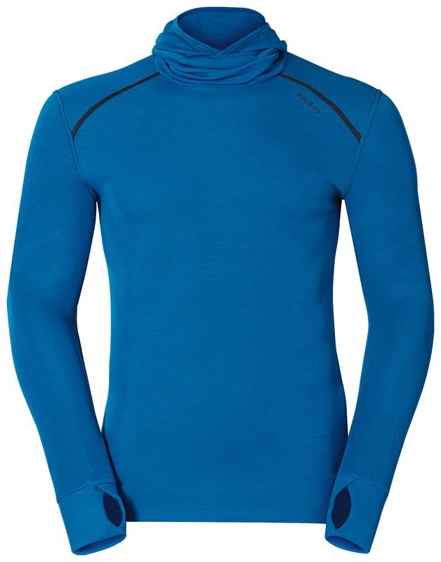 Мужское термобелье рубашка с капюшоном и маской Odlo Warm 152072-20221купить в Интернет-магазин Five-sport.ru