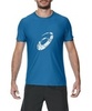 ASICS GRAPHIC SS TOP мужская футболка для бега синяя - 2