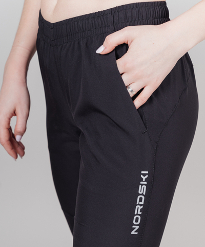 Женские брюки для бега Nordski Light black