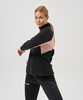 Женская тренировочная лыжная куртка Nordski Core black-soft pink - 4