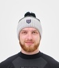Лыжная шапка Nordski Severe black-grey-white - 2