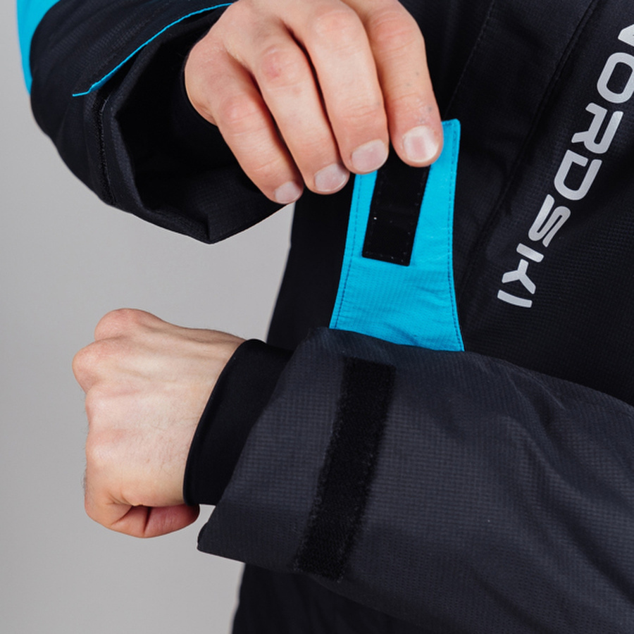 УЦЕНКА-Nordski Mount лыжная утепленная куртка мужская синяя-черная - 14