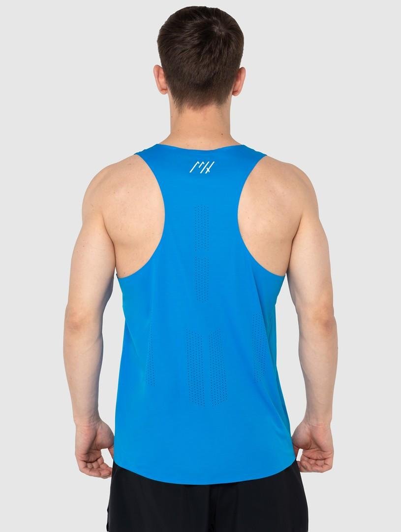 Мужская спортивная майка Moax Speed Pro синяя - 2