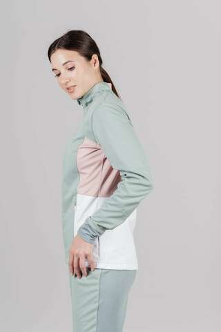 Женская тренировочная лыжная куртка Nordski Pro ice mint-soft pink