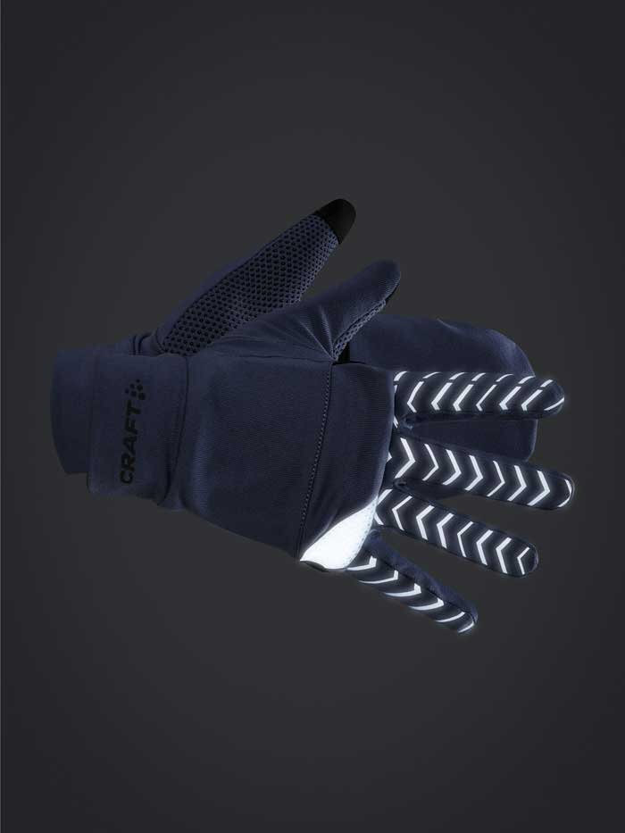 Беговые перчатки трансформер Craft ADV Lumen Hybrid синие - 4
