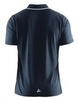 CRAFT IN THE ZONE мужская футболка поло темно-синяя - 1