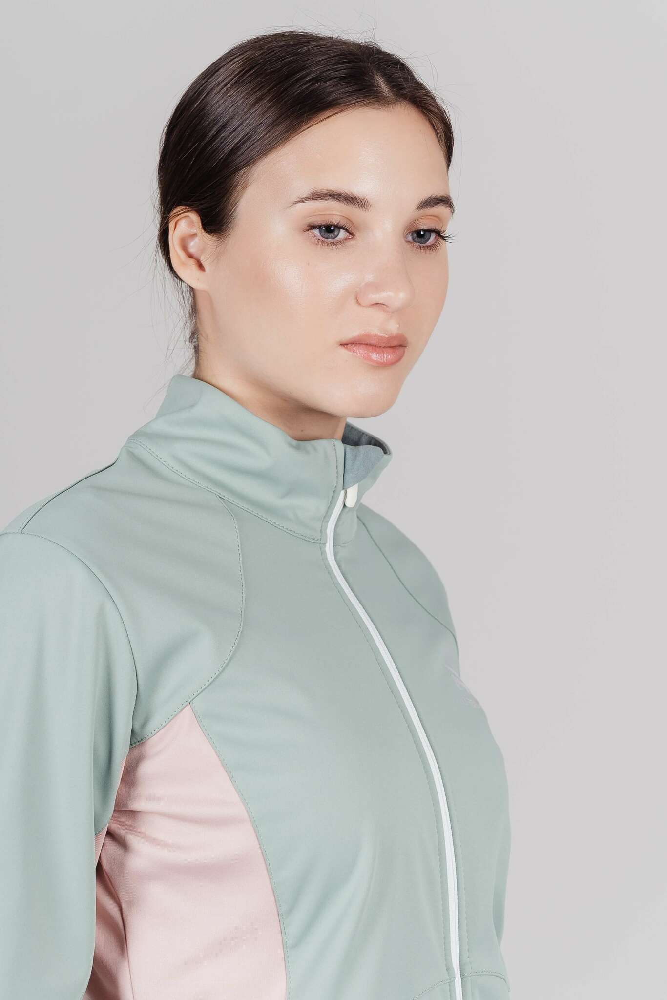 Женская тренировочная лыжная куртка Nordski Pro ice mint-soft pink - 6