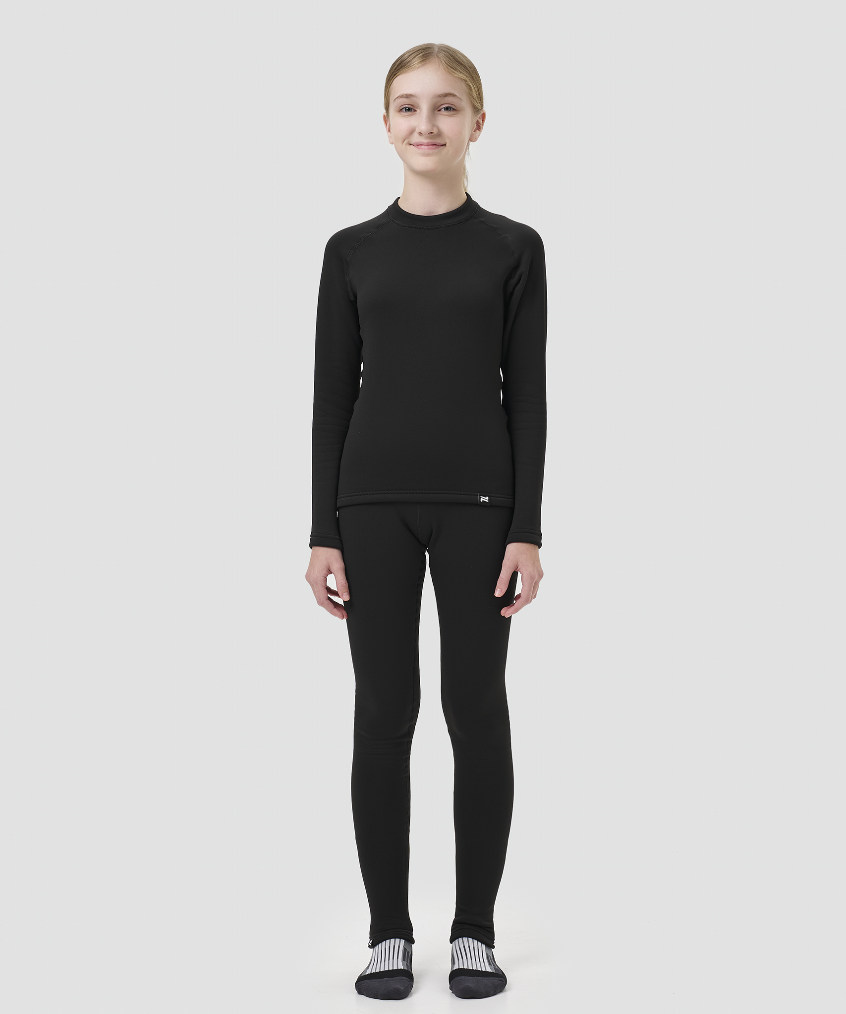 Детский комплект теплого термобелья Nordski Jr. X-Warm black - 2