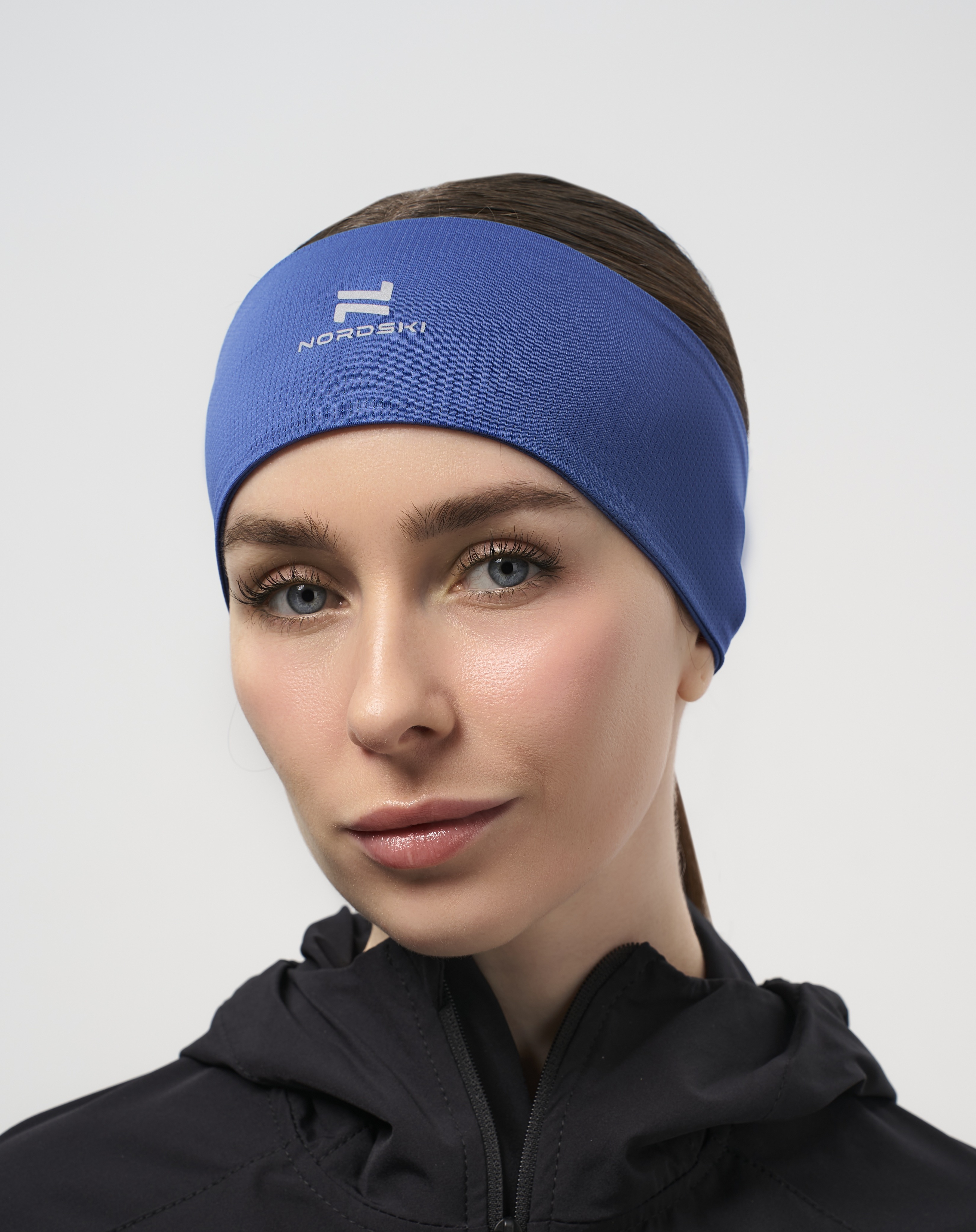 Повязка на голову беговая Nordski Run dark ocean - 3