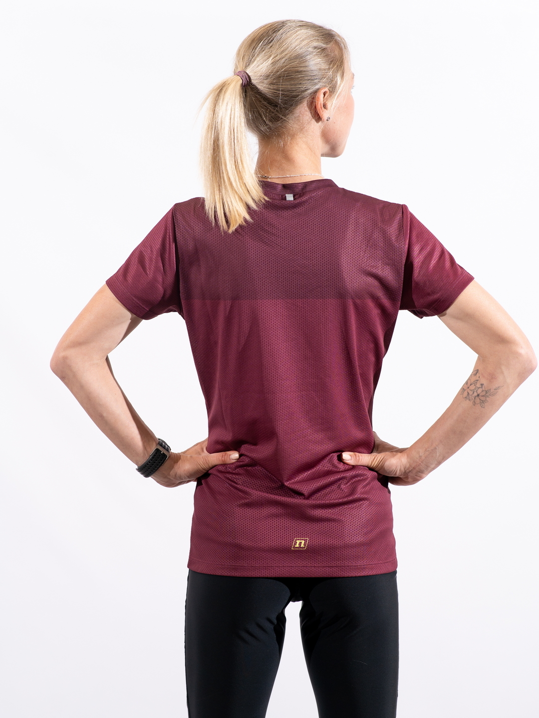 Женская спортивная беговая футболка Noname Waft T-Shirt 24 WOS cerise - 2