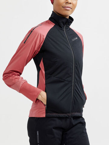Женская лыжная куртка Craft Storm Balance черный-розовый