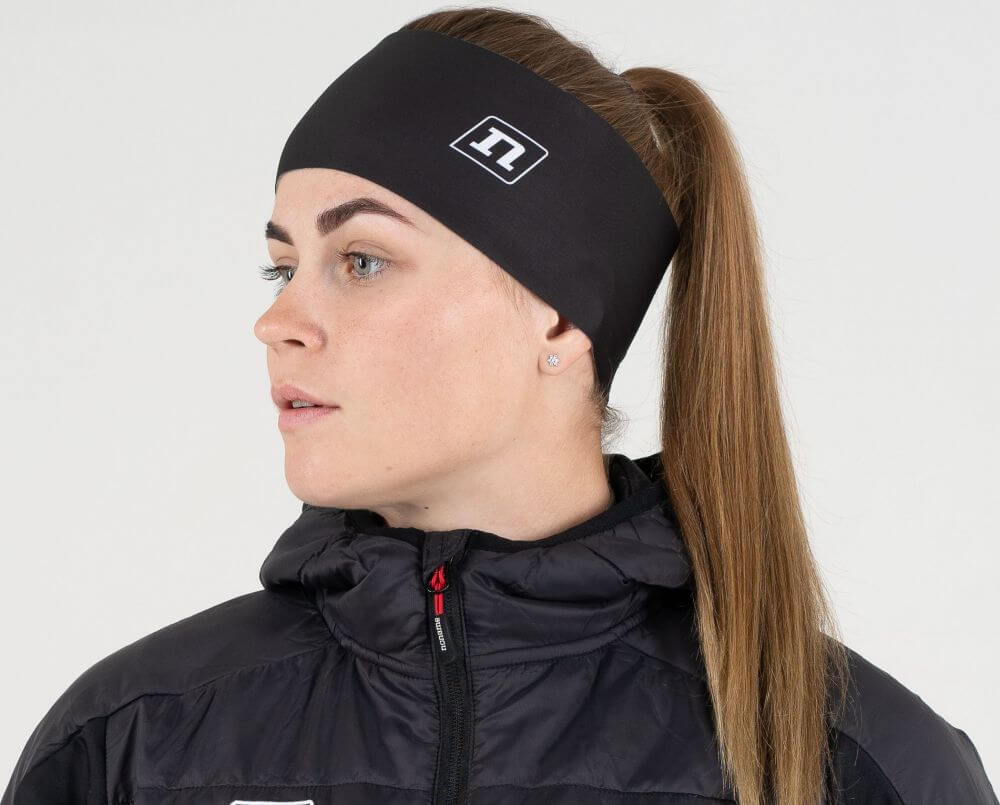 Повязка Noname Frost Headband 21 black-yellow - 2