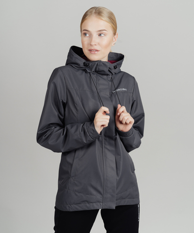 Женская ветрозащитная куртка Nordski Storm asphalt